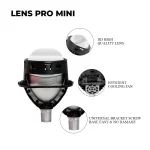Tobys Lens Pro- Mini 2.5 Inch Bi LED Projector Headlight with 90watts/Pair Power and 5500K Color Temperature - Image 11