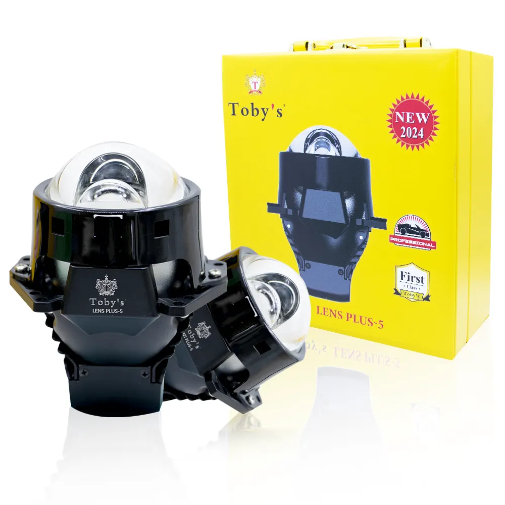 cvr-9-2.webp Tobys Lens Plus-5 3 Inch Bi LED Projector Headlight with 104watts/Pair Power and 6000K Color Temperature - Image 1