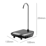 Water Dispenser Pump Rechargeable Electric Drinking Water Dispenser Portable Automatic Pump, Black - Image 8