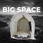 Tobys Inflatable Camping Tent 05 With Pump Easy Setup 4 Season Waterproof Windproof Outdoor Oxford Tent Luxury Cabin Tent Mesh Windows & Doors - Image 2